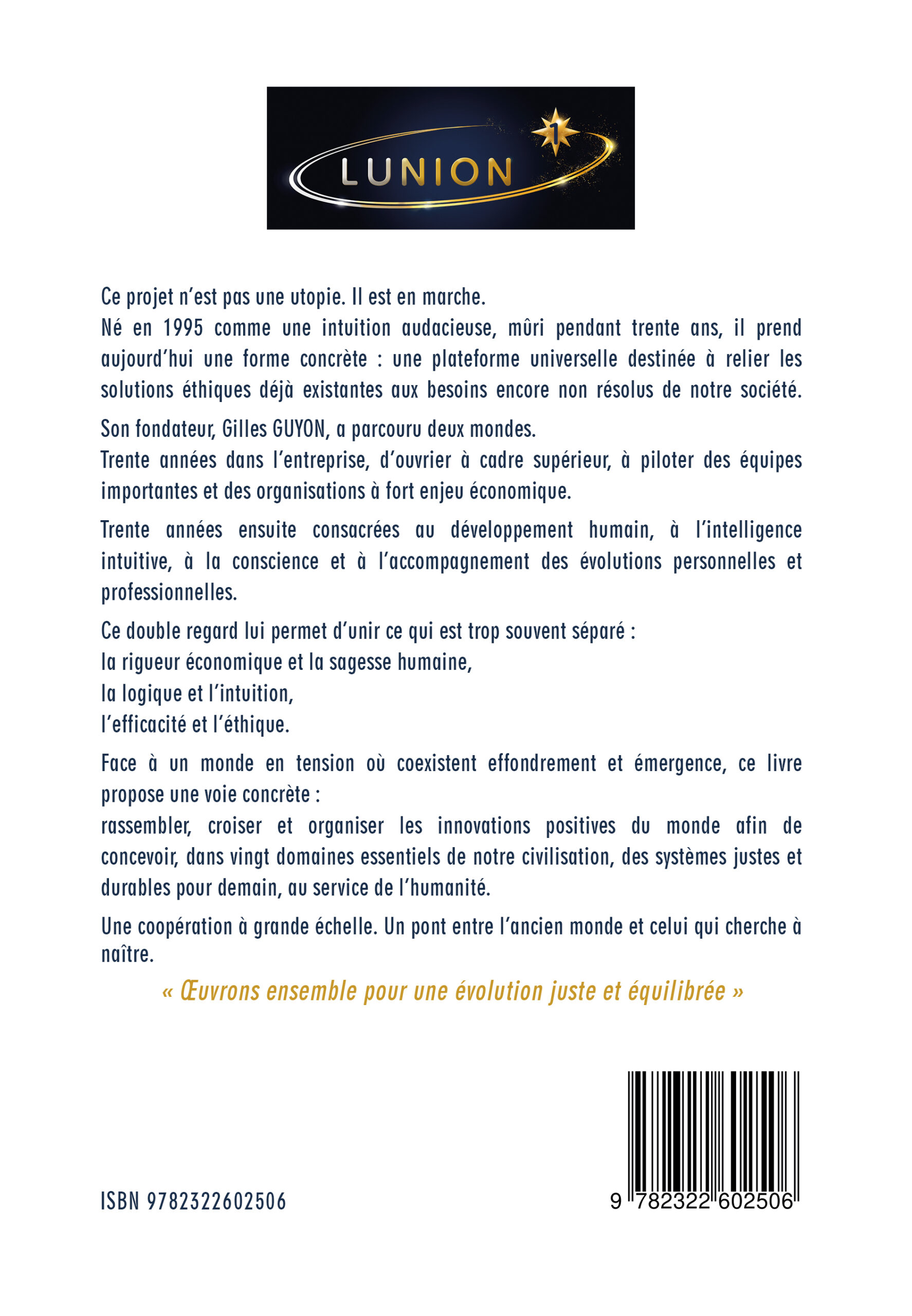 Livre "Et si les solutions existaient déjà pour transformer notre monde ?" Gilles Guyon – Image 2